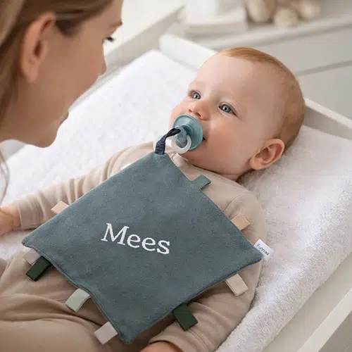 labelspeen doekje met naam