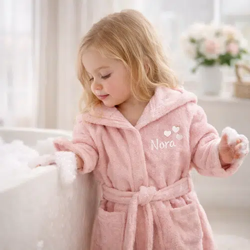 badjasje baby geborduurd