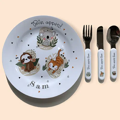 kinderservies met naam