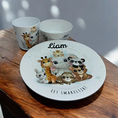 kinderservies met naam