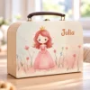houten kinderkoffertje met naam en prinses